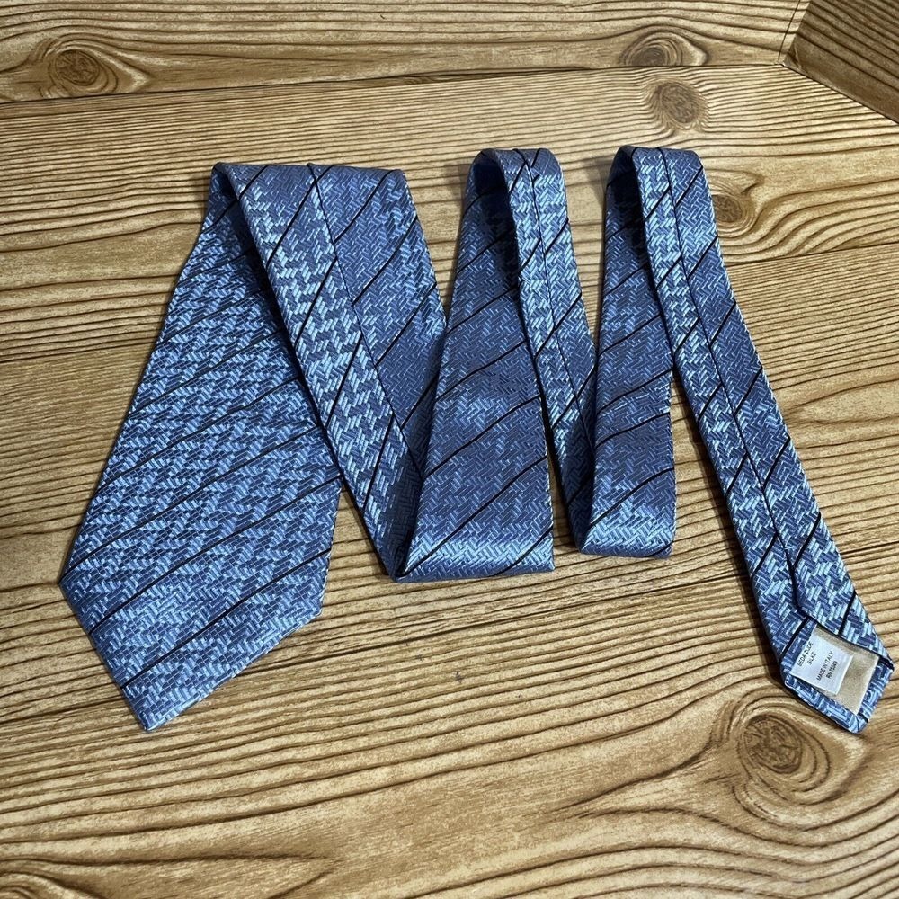 New DANIEL MILANO 1956 Necktie Silk Handmade in Italy Designer Geometric‎ Tie